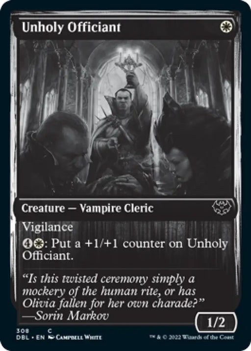Unholy Officiant [Innistrad: Double Feature] - MTG Single