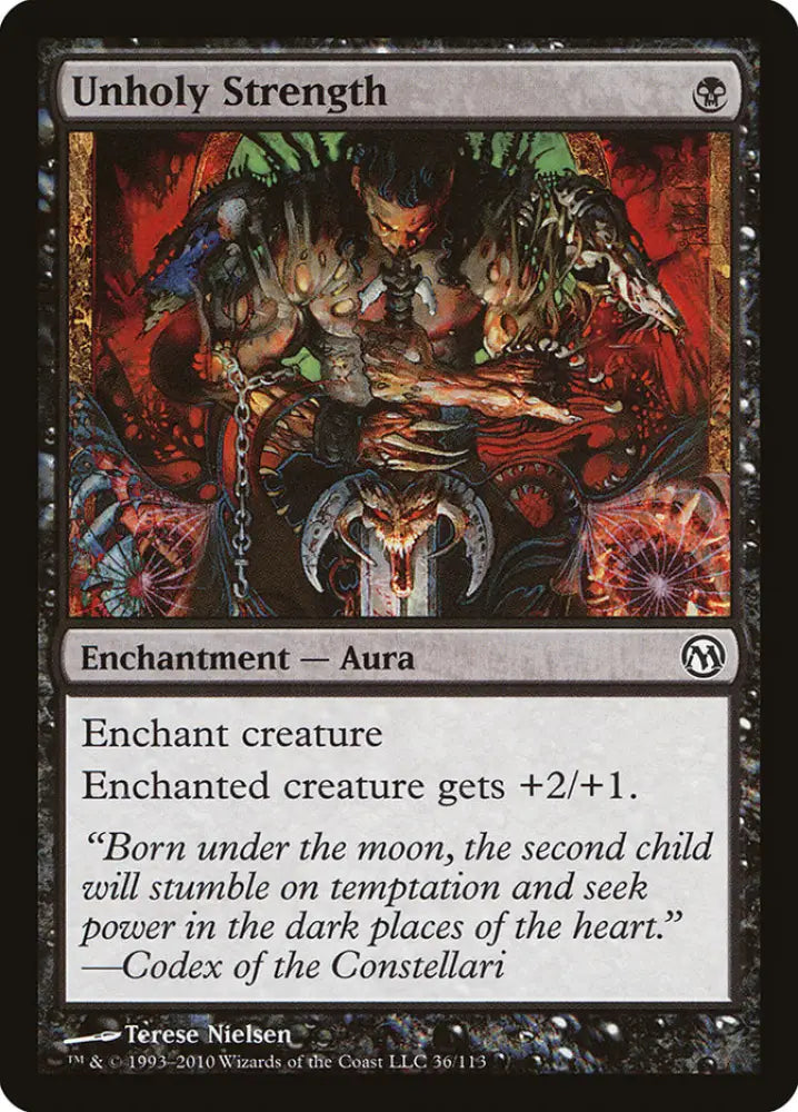 Unholy Strength [Duels of the Planeswalkers] - MTG Single