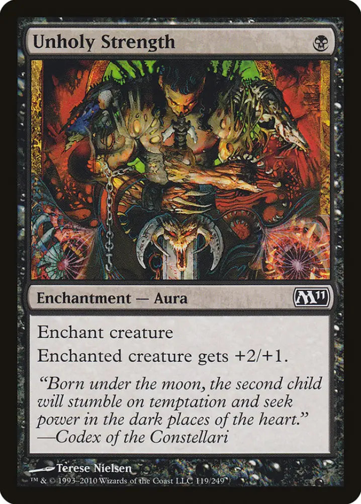 Unholy Strength [Magic 2011] - MTG Single