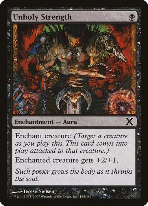 Unholy Strength [Tenth Edition] - MTG Single