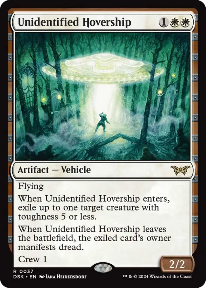 Unidentified Hovership [Duskmourn: House of Horror] - MTG Single