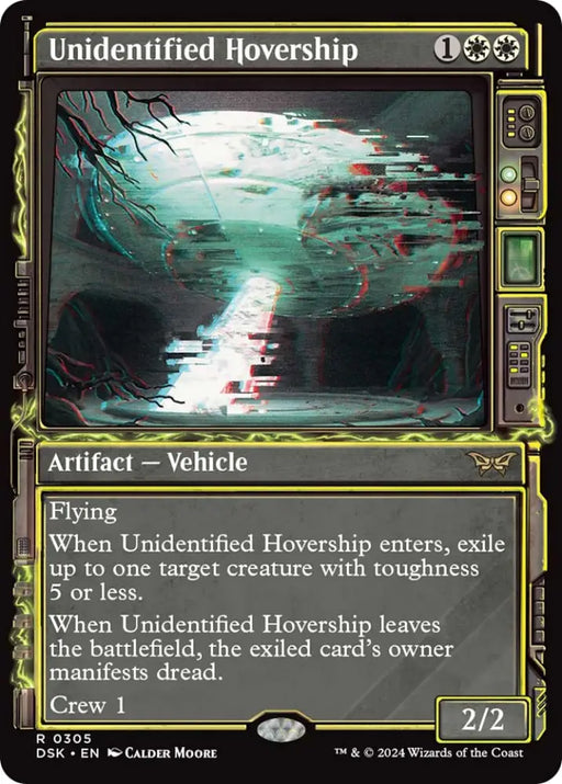 Unidentified Hovership (Showcase) [Duskmourn: House of Horror] - MTG Single