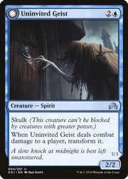 Uninvited Geist // Unimpeded Trespasser [Shadows over Innistrad] - MTG Single