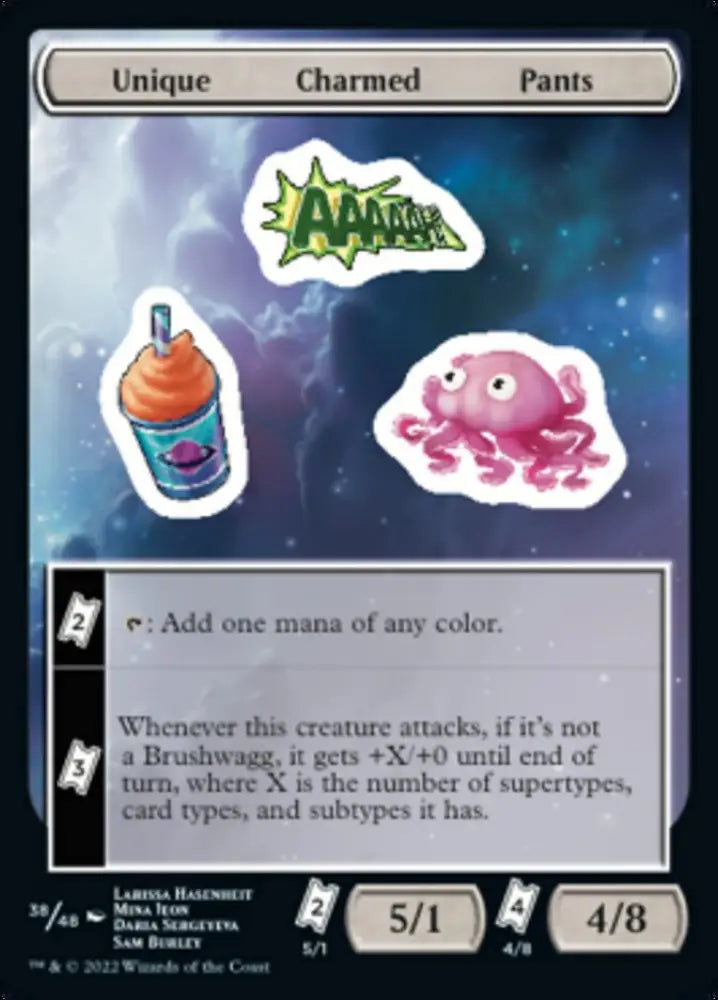Unique Charmed Pants [Unfinity Stickers] - MTG Single