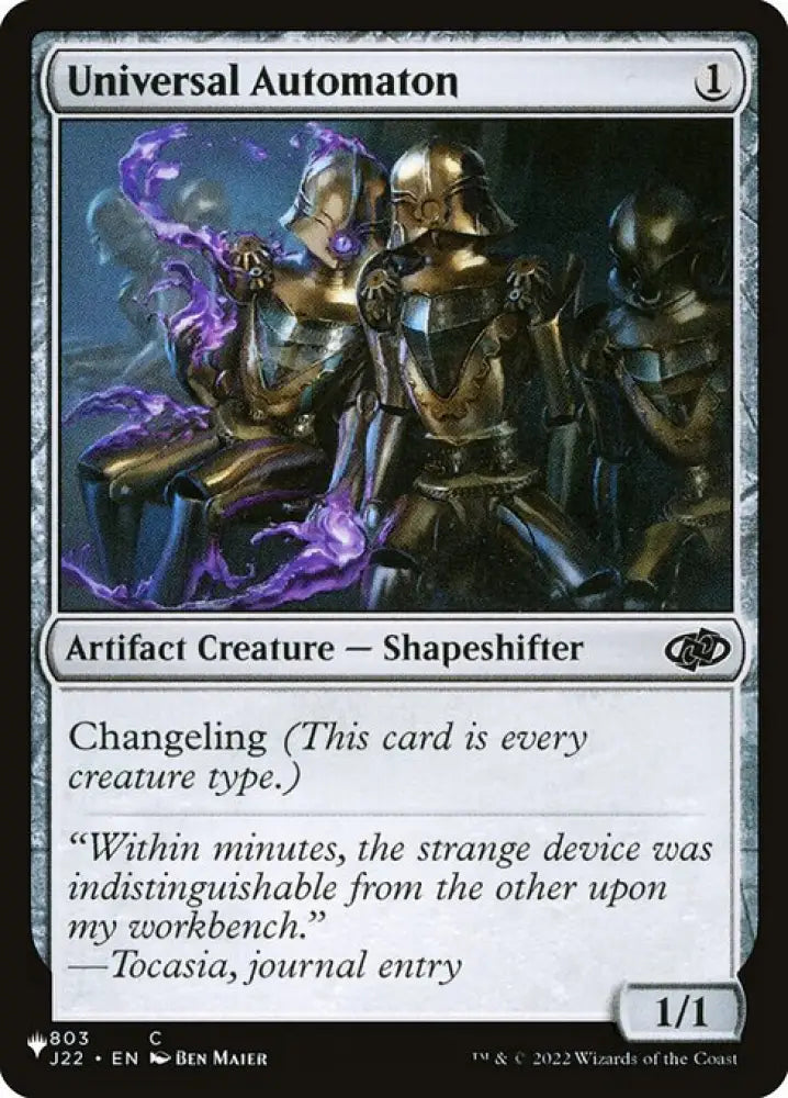 Universal Automaton (J22-803) [The List]