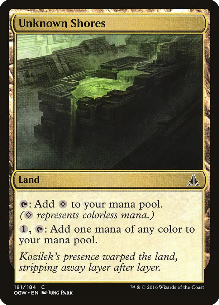 Unknown Shores [Oath of the Gatewatch] - MTG Single