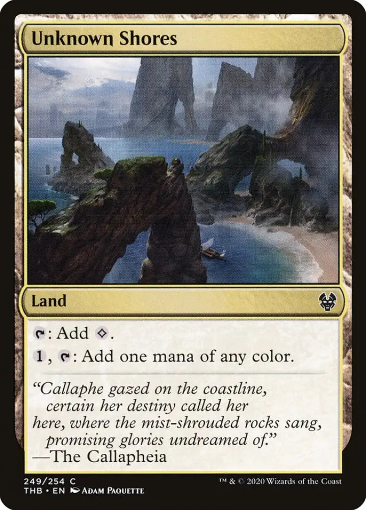Unknown Shores [Theros Beyond Death] - MTG Single