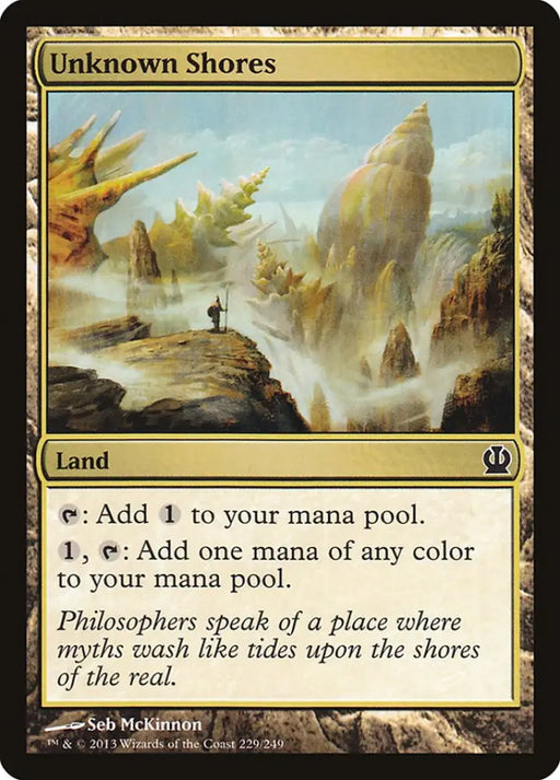 Unknown Shores [Theros] - MTG Single