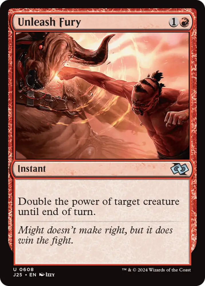 Unleash Fury [Foundations Jumpstart] - MTG Single