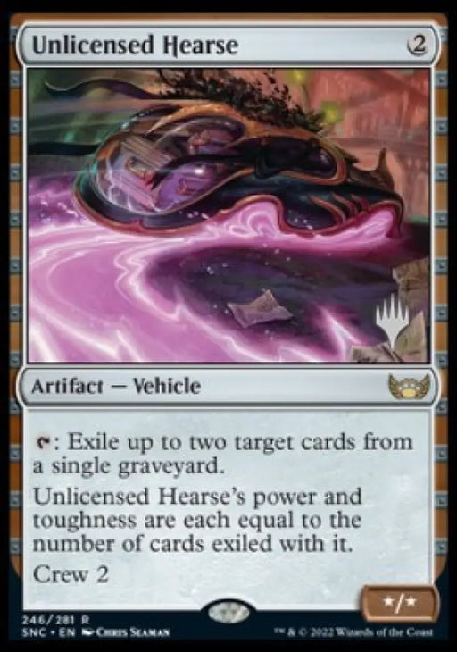 Unlicensed Hearse (Promo Pack) [Streets of New Capenna Promos] - MTG Single