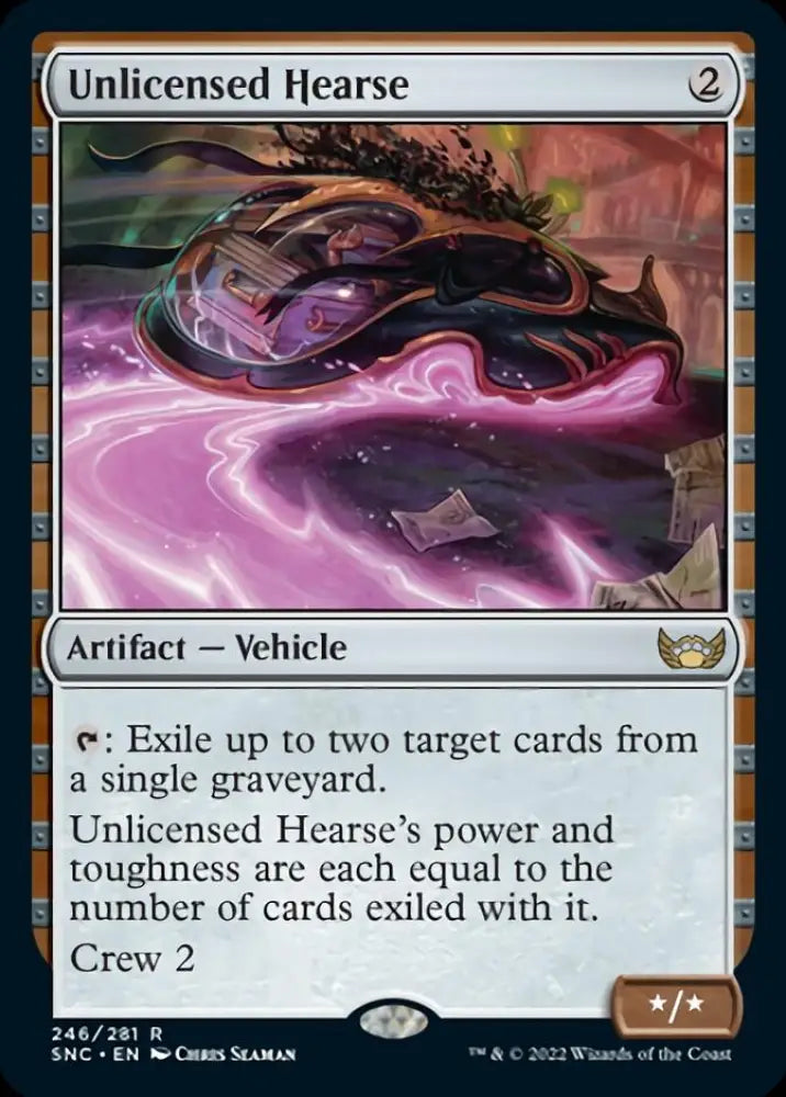 Unlicensed Hearse [Streets of New Capenna] - MTG Single