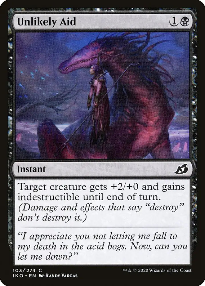 Unlikely Aid [Ikoria: Lair of Behemoths] - MTG Single
