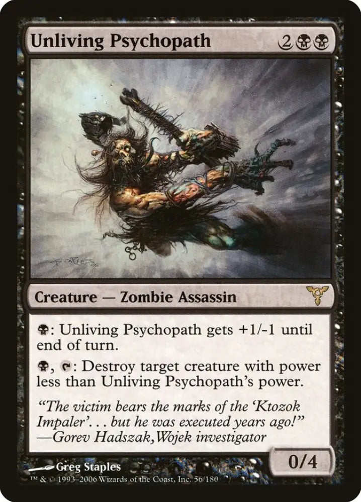 Unliving Psychopath [Dissension] - MTG Single