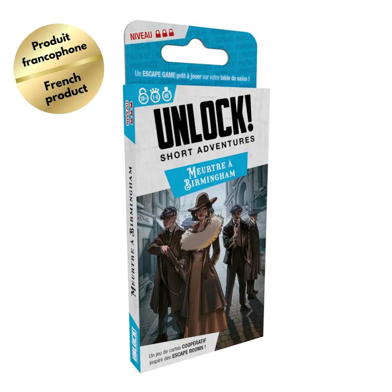 Unlock! - Short Adventure #9: Meurtre À Birmingham (FR) - Board Games