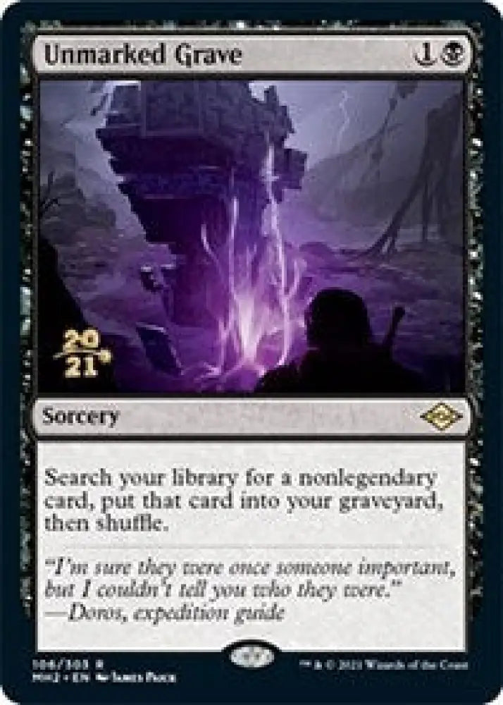 Unmarked Grave (106) [Prerelease Cards]