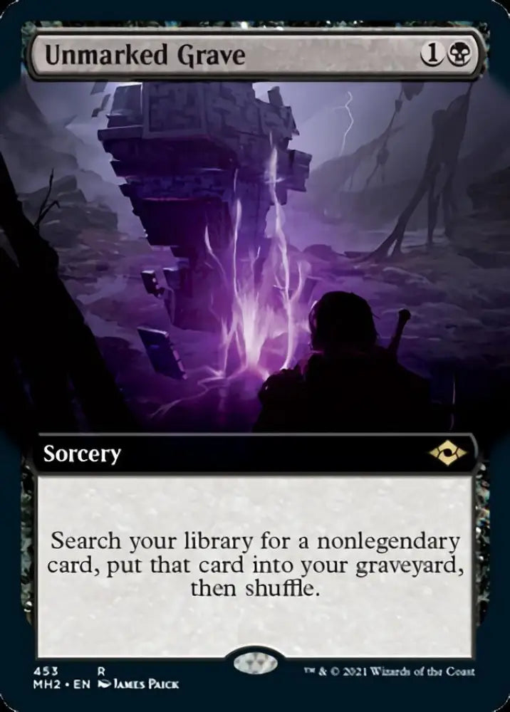 Unmarked Grave (Extended Art) [Modern Horizons 2] - MTG Single