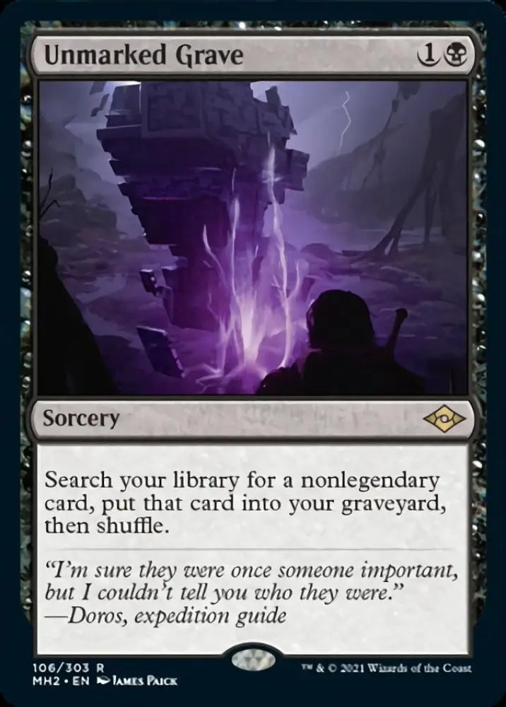 Unmarked Grave [Modern Horizons 2] - MTG Single