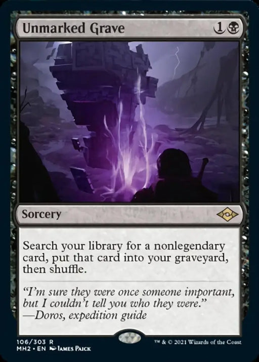 Unmarked Grave [Modern Horizons 2] - MTG Single