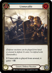 Unmovable (Blue) [Welcome to Rathe Unlimited] Unlimited Rainbow Foil - Flesh And Blood Single