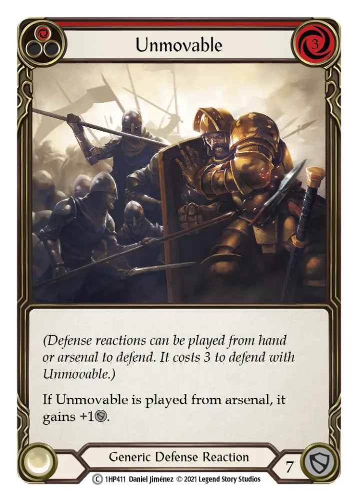 Unmovable (Red) [1HP411] (History Pack 1) - Flesh And Blood Single