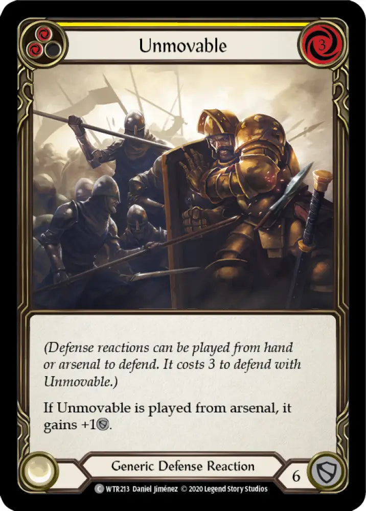 Unmovable (Yellow) [Welcome to Rathe Unlimited] Unlimited Normal - Flesh And Blood Single