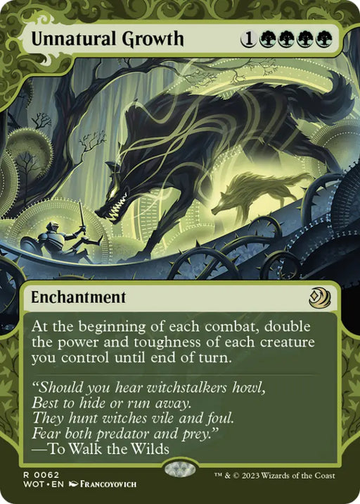 Unnatural Growth [Wilds of Eldraine: Enchanting Tales] - MTG Single