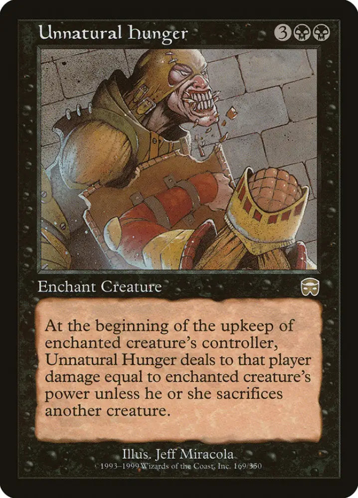Unnatural Hunger [Mercadian Masques] - MTG Single