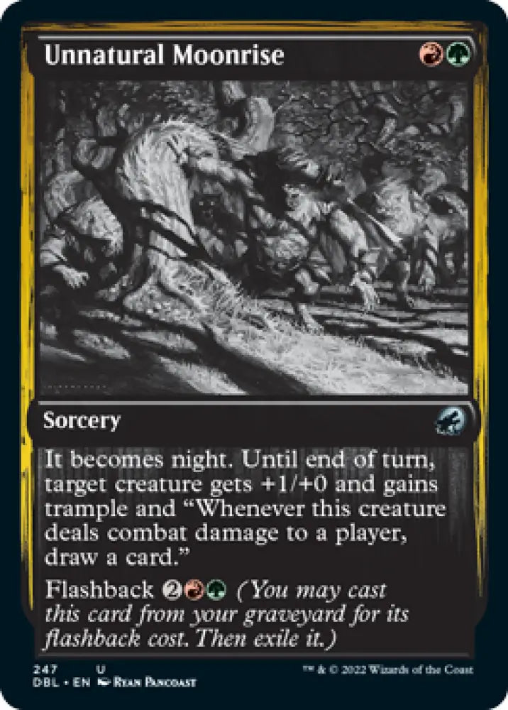 Unnatural Moonrise [Innistrad: Double Feature] - MTG Single