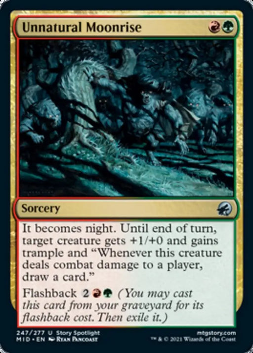 Unnatural Moonrise [Innistrad: Midnight Hunt] - MTG Single