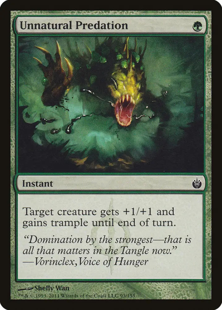 Unnatural Predation [Mirrodin Besieged] - MTG Single