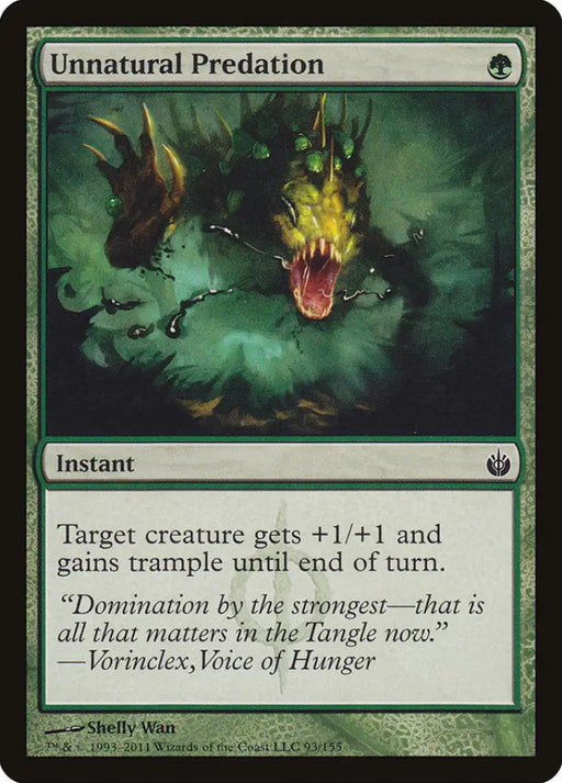 Unnatural Predation [Mirrodin Besieged] - MTG Single