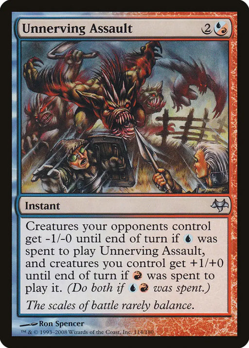 Unnerving Assault [Eventide] - MTG Single