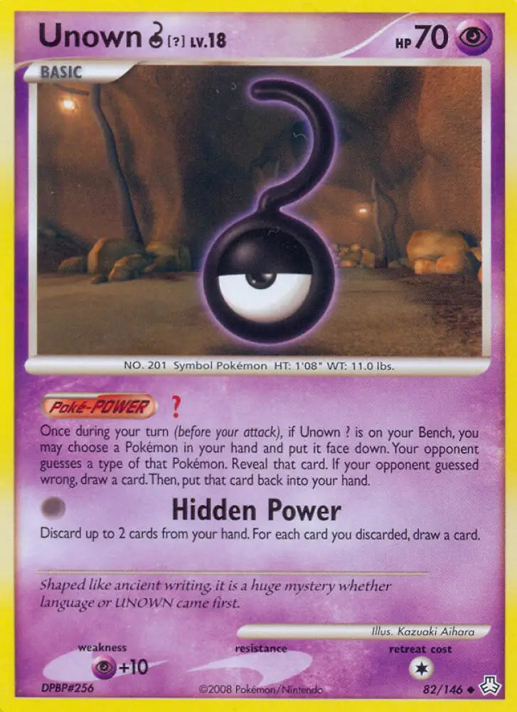 Unown ? (82/146) [Diamond & Pearl: Legends Awakened] - Pokemon Single