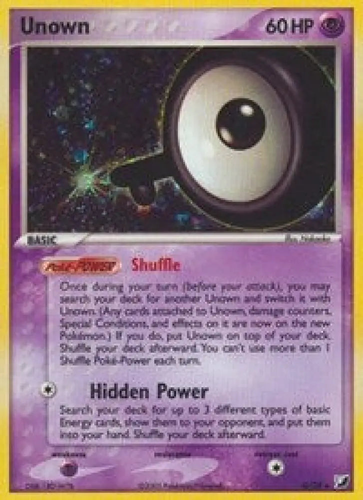 Unown (Q) (Q/28) [EX: Unseen Forces] - Pokemon Single
