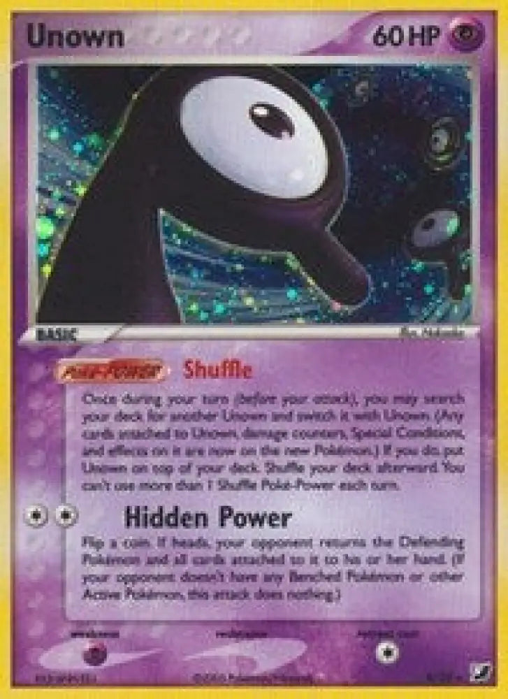Unown (R) (R/28) [EX: Unseen Forces] - Pokemon Single