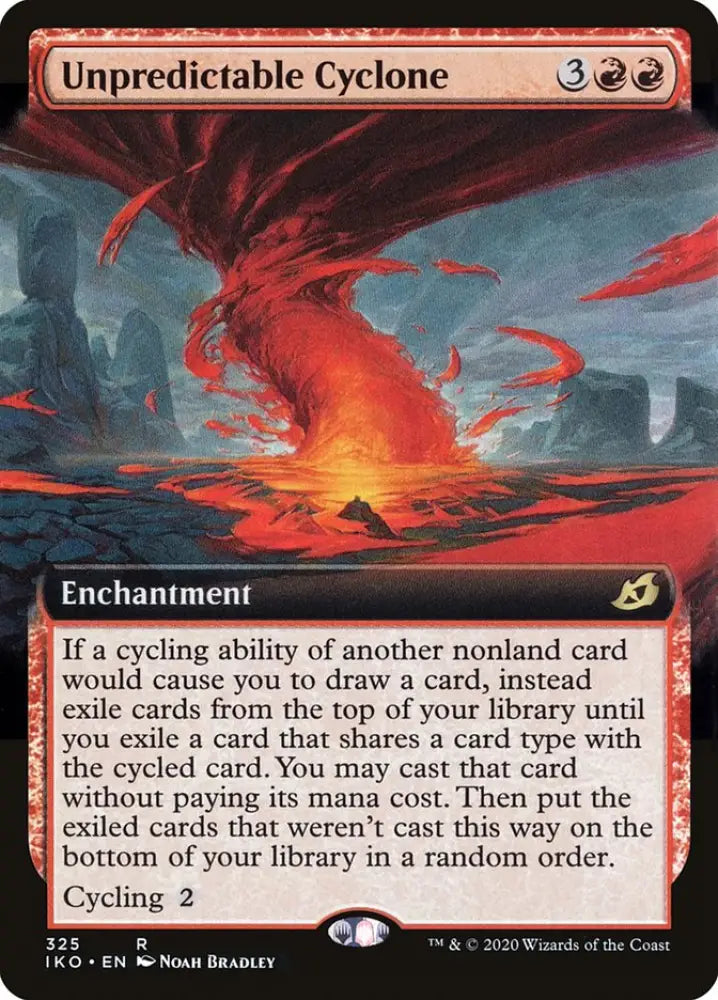 Unpredictable Cyclone (Extended Art) [Ikoria: Lair of Behemoths] - MTG Single