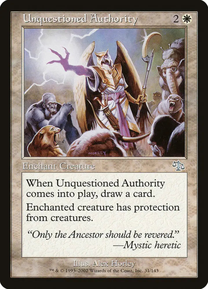 Unquestioned Authority [Judgment] - MTG Single