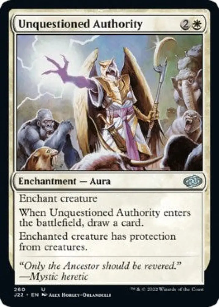 Unquestioned Authority [Jumpstart 2022] - MTG Single