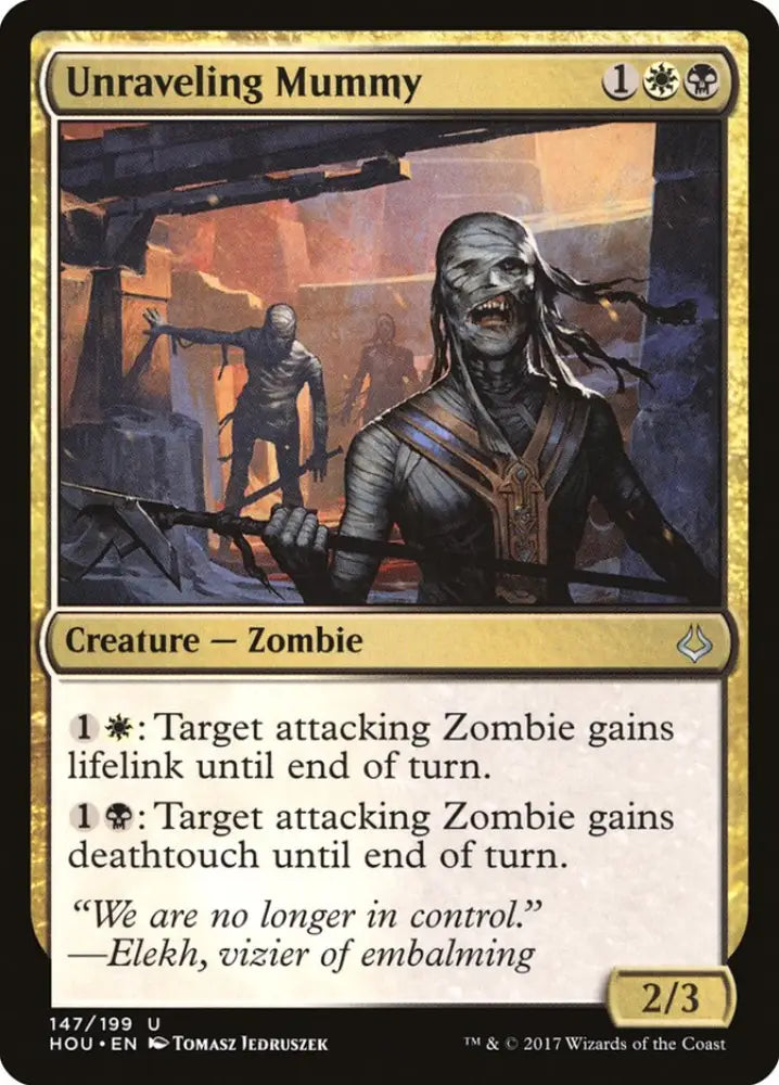 Unraveling Mummy [Hour of Devastation] - MTG Single