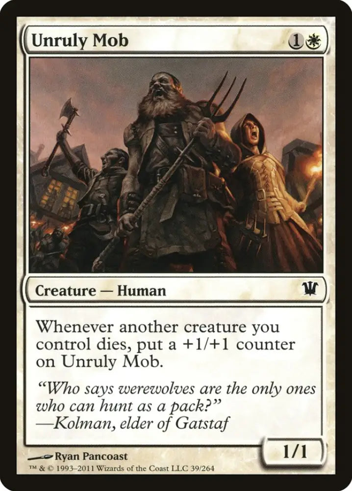 Unruly Mob [Innistrad] - MTG Single