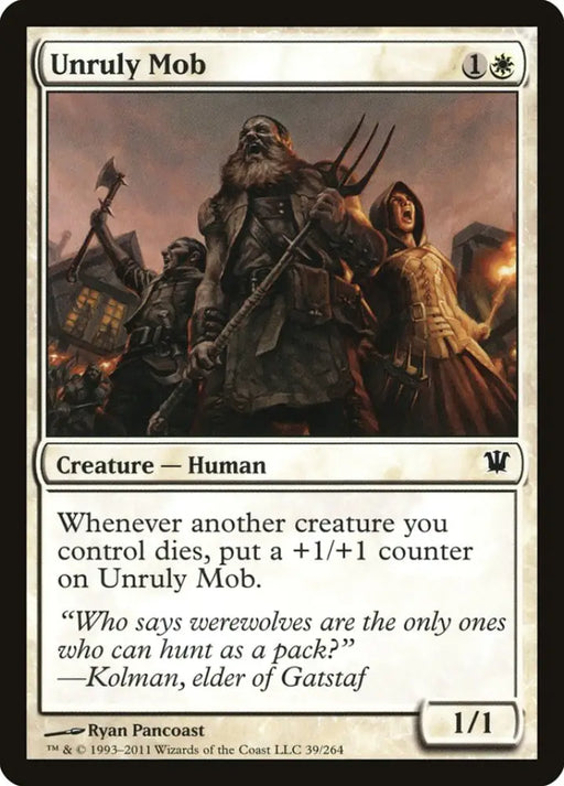 Unruly Mob [Innistrad] - MTG Single