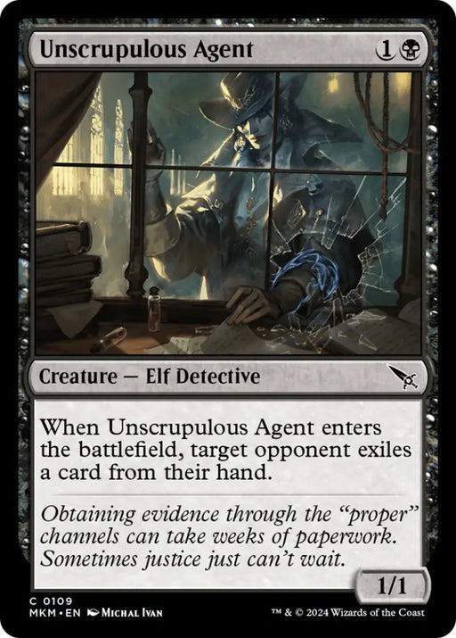Unscrupulous Agent [Murders at Karlov Manor] - MTG Single