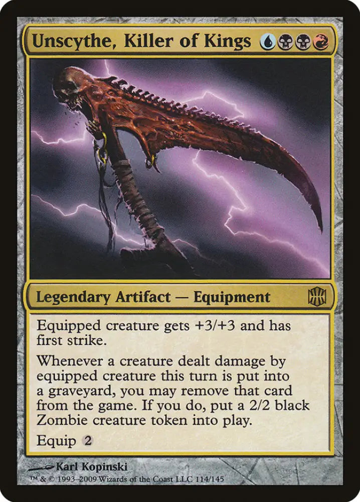 Unscythe Killer of Kings [Alara Reborn] - MTG Single