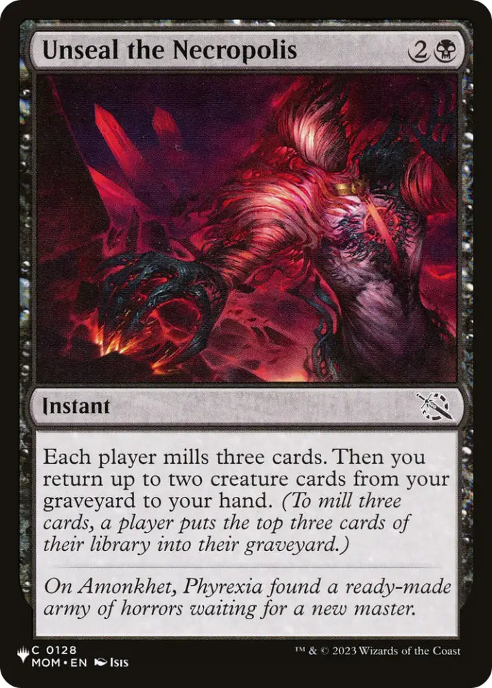Unseal the Necropolis [The List] - MTG Single