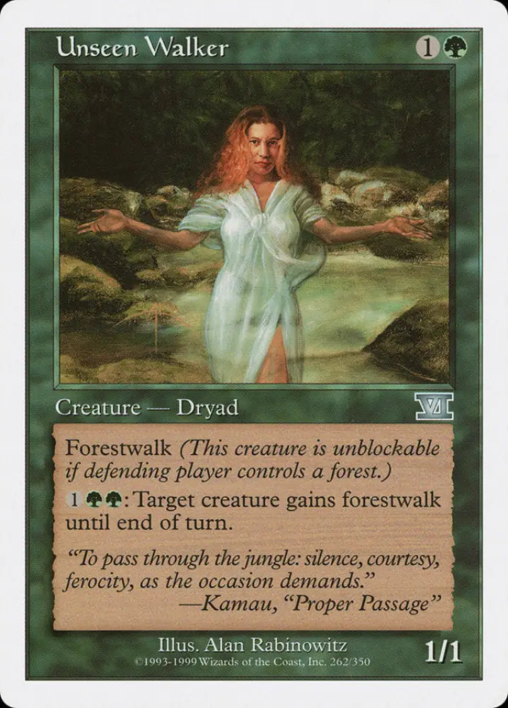 Unseen Walker [Classic Sixth Edition] - MTG Single