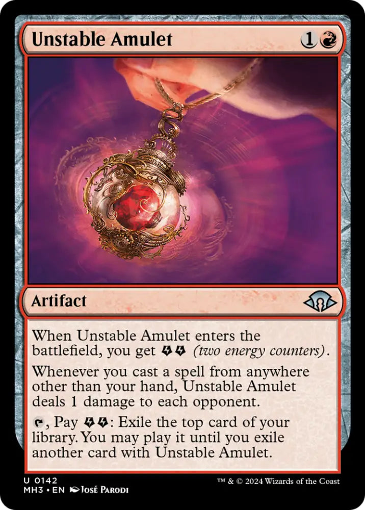 Unstable Amulet [Modern Horizons 3] - MTG Single