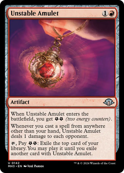 Unstable Amulet [Modern Horizons 3] - MTG Single