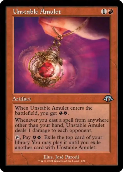Unstable Amulet (Retro) [Modern Horizons 3] - MTG Single