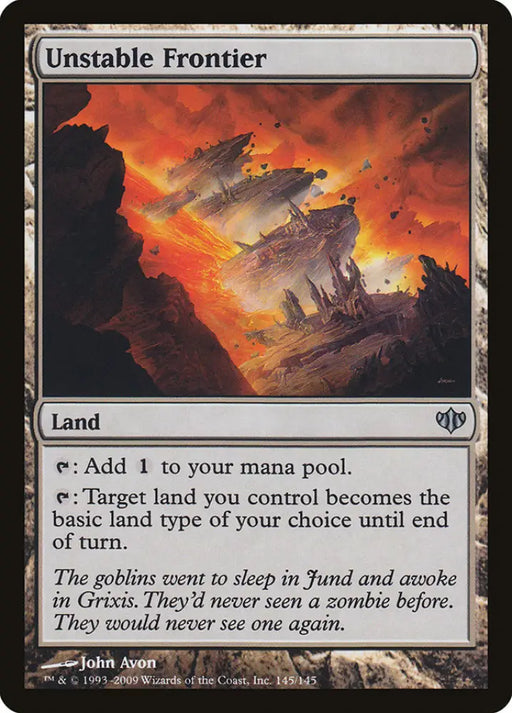 Unstable Frontier [Conflux] - MTG Single