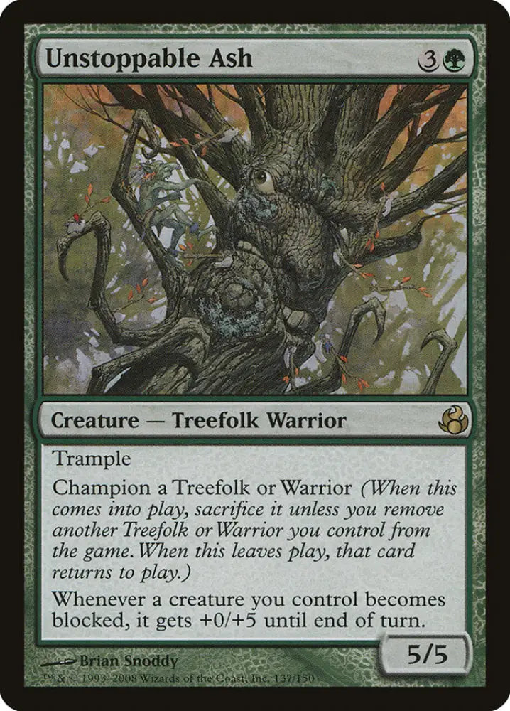 Unstoppable Ash [Morningtide] - MTG Single